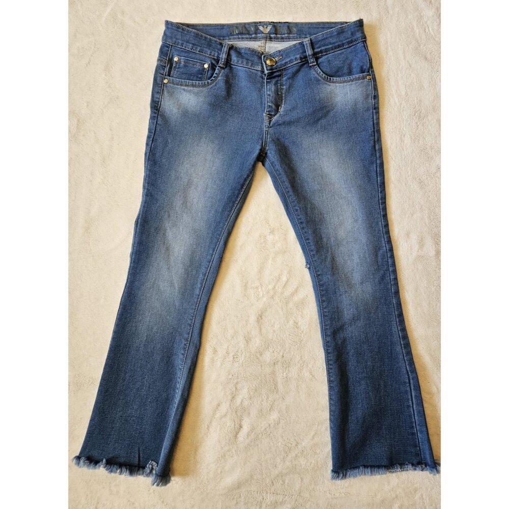 Armani Jeans Womens Size 32 Regular fit Light Wash Low-Rise